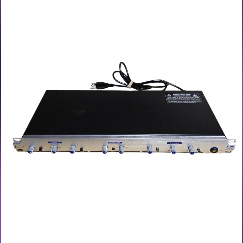 ALTO X-23 2-Way Stereo 3-Way Mono Active Crossover